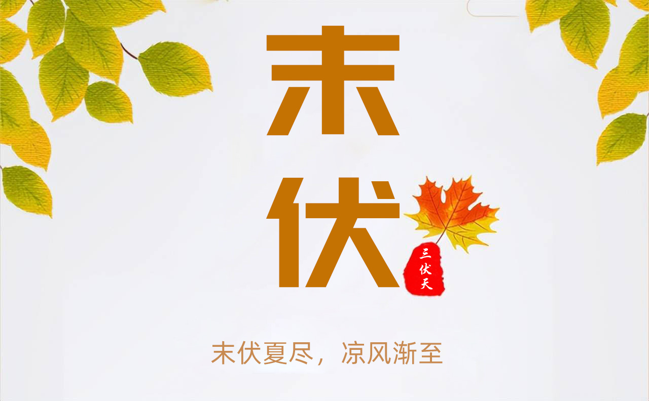 今日末伏，注意調整作息和飲食哦！